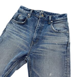 e-flow　ペンキ加工　デニムパンツ Paint-processing Skinny Denim Pants (WOMENS) インスタグラム　instagram　ディテールカット１　株式会社DOORS（ドアーズ）