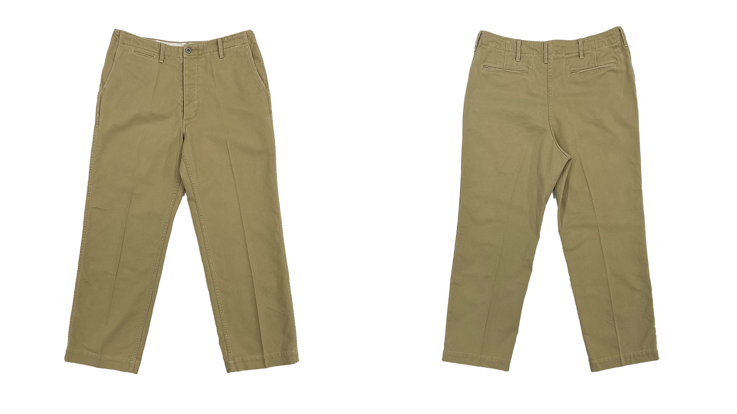 1950’S Reproduction Soft Chino Pants (Mens)