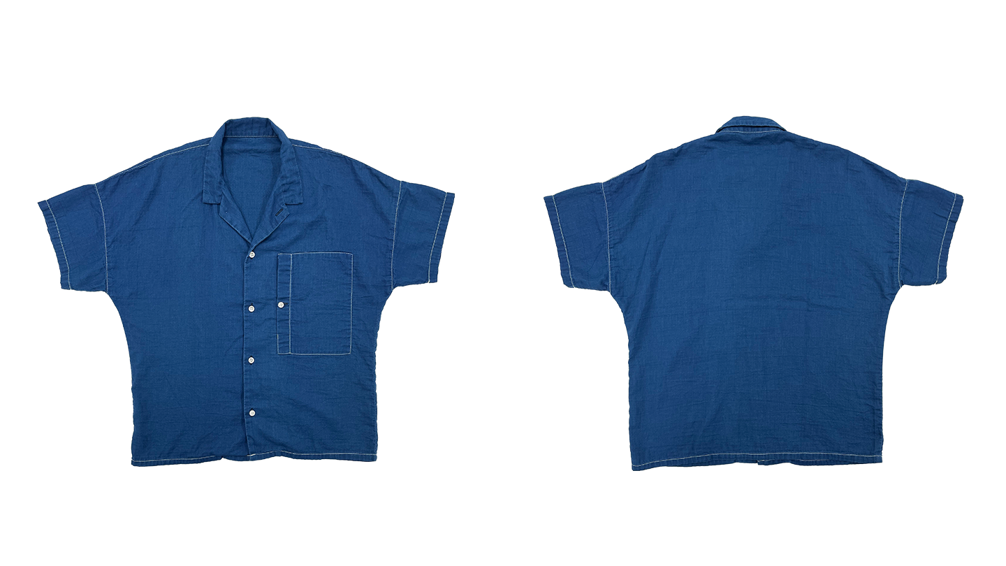 Indigo Double-Gauze Shirts (Mens)
