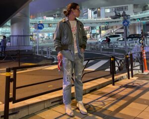 KO　HARAJUKU DENIM STYLE ストリートスナップ　全身　株式会社DOORS（ドアーズ）