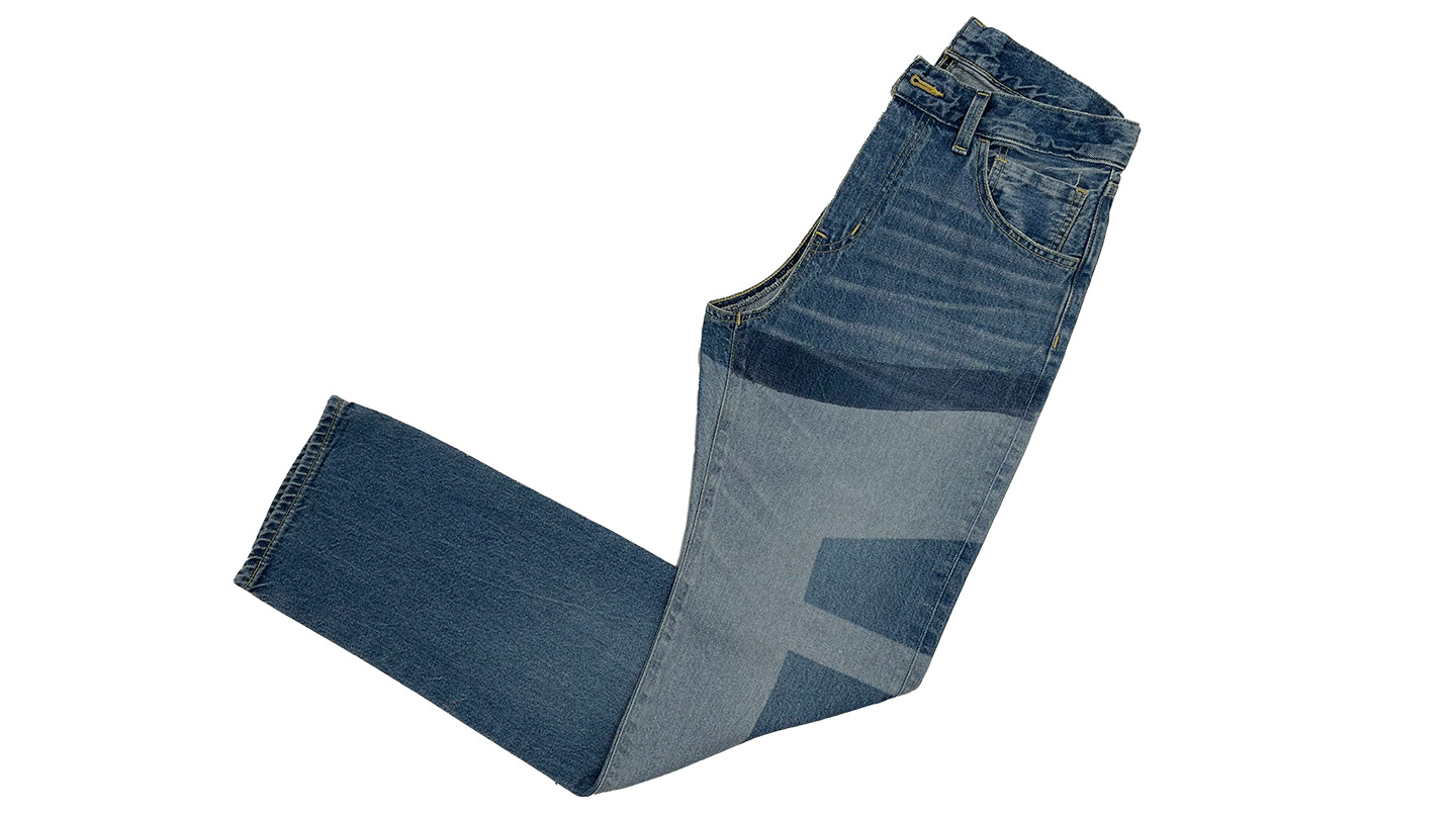 スプリットブリーチ　デニムパンツ　（MENS）