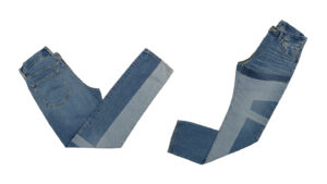 防染加工　濃淡配色　デザインデニム　ジーンズ　（MENS） 表裏　株式会社DOORS（ドアーズ）