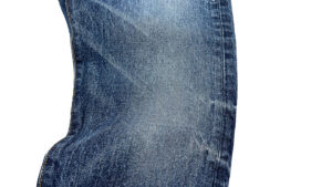 e-flow サスティナブル加工 デニムパンツ Sustainable-processing Whisker Denim Pants (WOMENS)　ディテールカット　２　株式会社DOORS（ドアーズ）