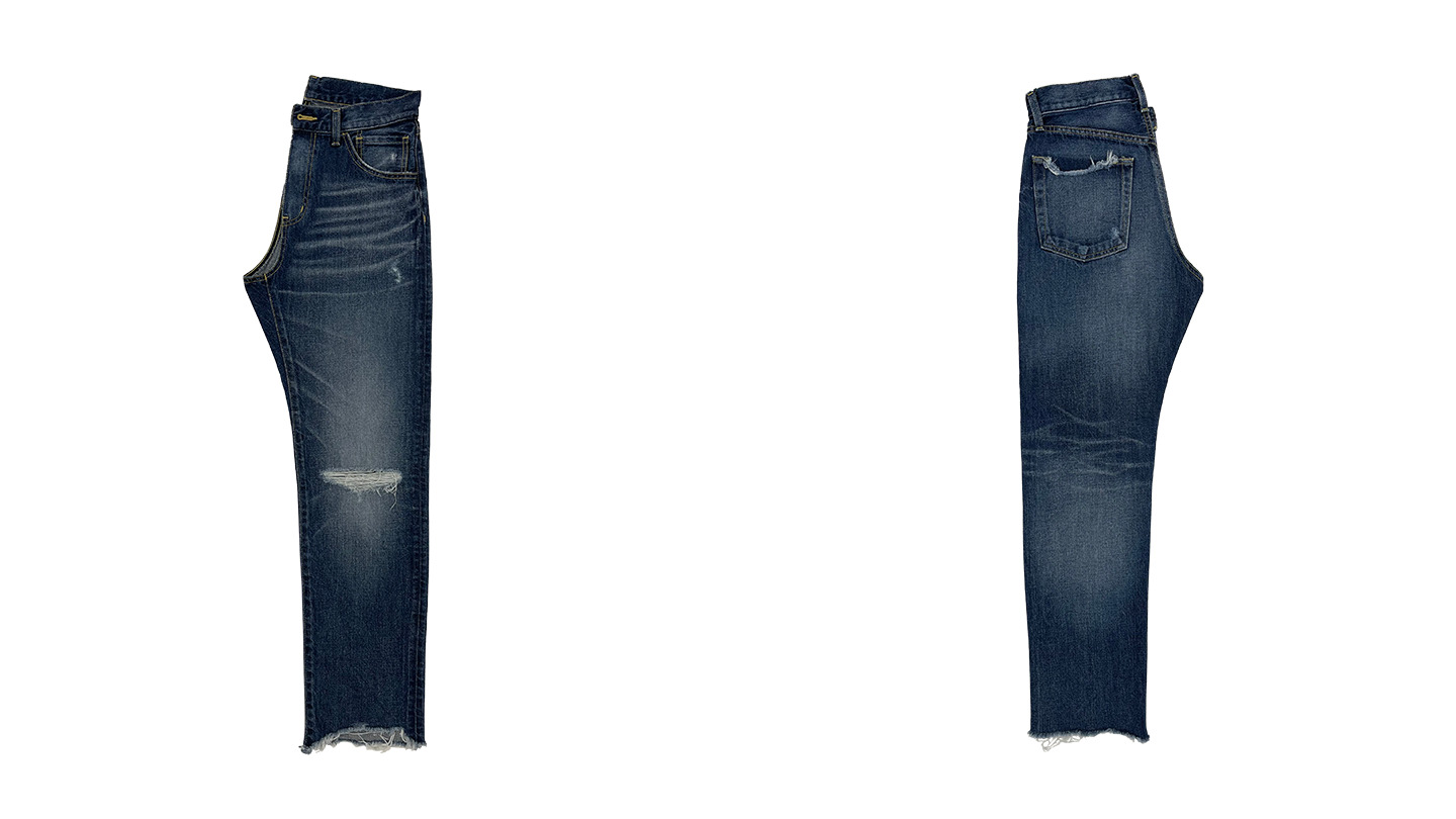 e-flow Sustainable Processing Ripped Denim Pants (WOMENS)