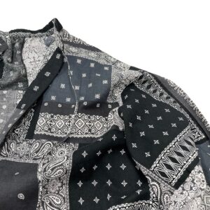 バンダナ柄　ボウタイブラウス Bandana Bow-tie Blouse (Womens) インスタグラム　instagram　ディテールカット１　株式会社DOORS（ドアーズ）